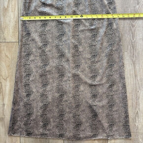 Vintage 90s Reggio Dress Size 4 Textured Velvet Snake Y2K Hoco Formal Mob Wife - Picture 12 of 15